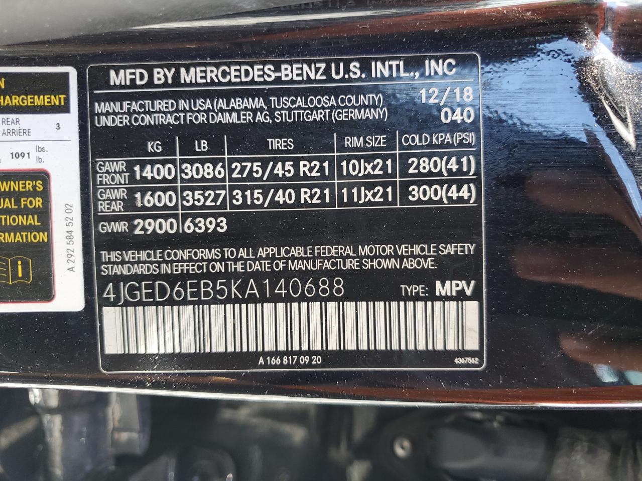 MERCEDES-BENZ GLE-CLASS 43 AMG