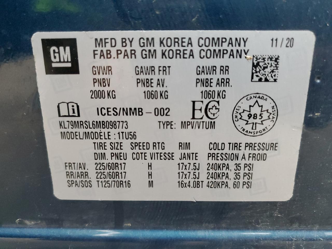 CHEVROLET TRAILBLAZER LT