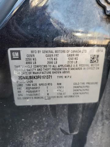 2015 CHEVROLET EQUINOX LT - 2GNALBEK3F6161371