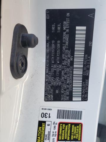 2017 TOYOTA SIENNA SE 5TDXZ3DC6HS838150