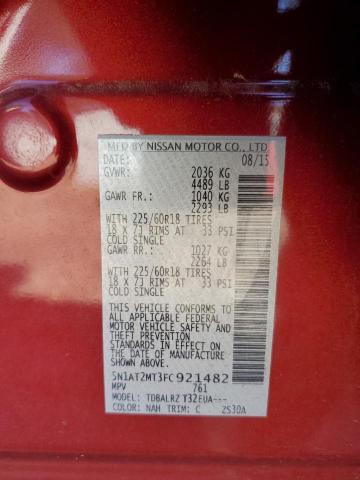 2015 NISSAN ROGUE S - 5N1AT2MT3FC921482