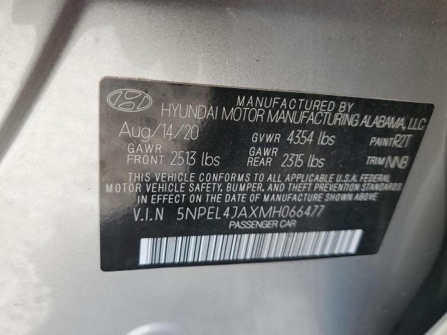 2021 HYUNDAI SONATA SEL #3302831905