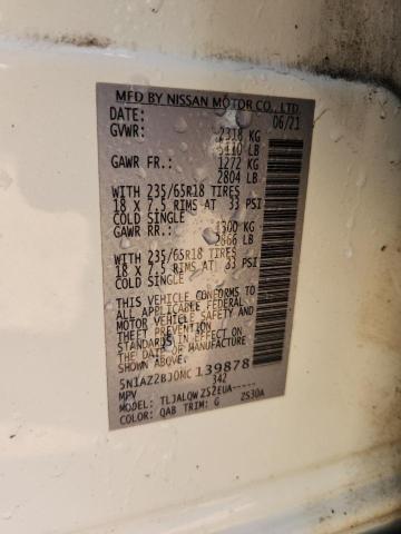 2021 NISSAN MURANO SV #3279685937