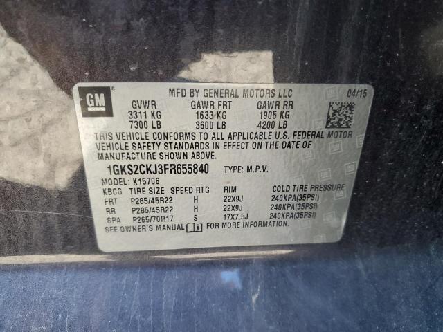 2015 GMC YUKON DENALI 1GKS2CKJ3FR655840