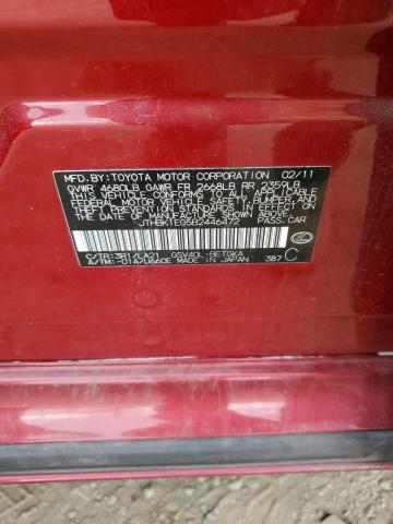 2011 LEXUS ES 350 - JTHBK1EG5B2446472