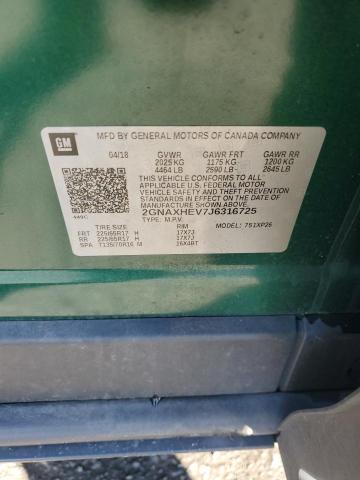 2018 CHEVROLET EQUINOX LS 2GNAXHEV7J6316725