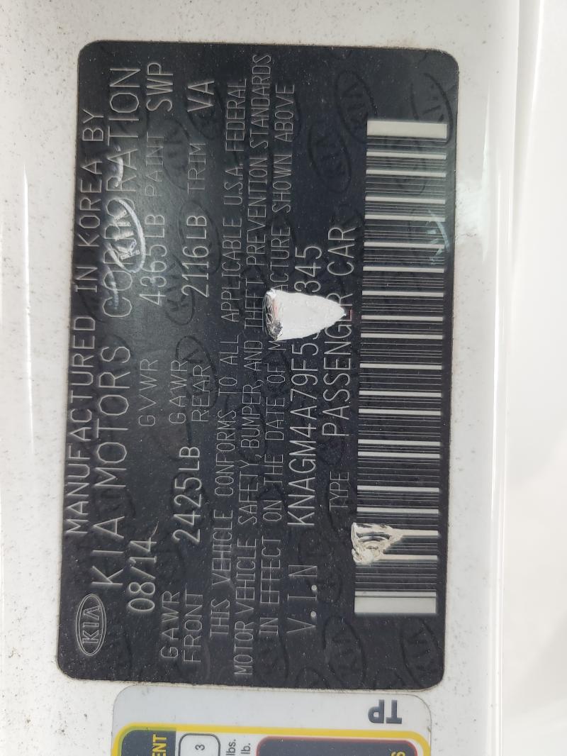 2015 KIA OPTIMA LX - KNAGM4A79F5565345