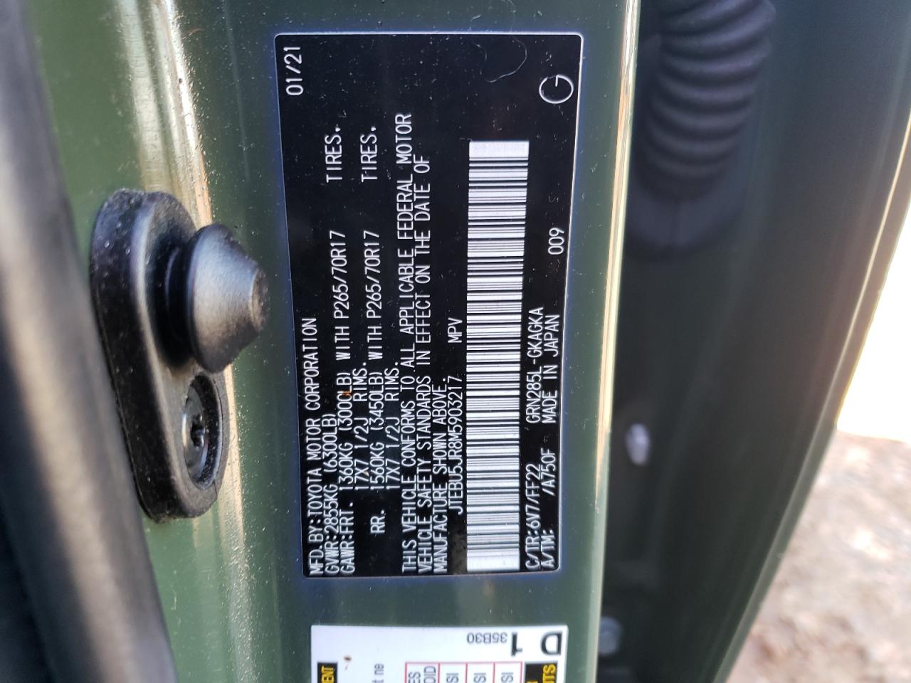 TOYOTA 4RUNNER SR5/SR5 PREMIUM