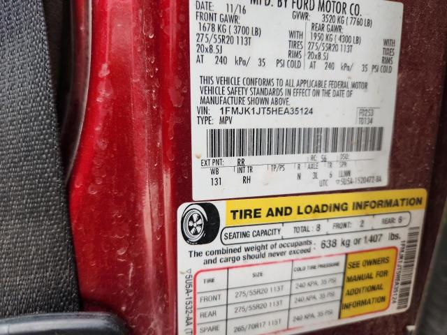 2017 FORD EXPEDITION - 1FMJK1JT5HEA35124