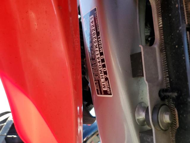 2019 HONDA CRF250 L - MLHMD4417K5202241