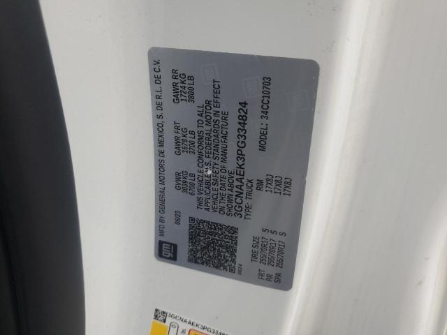 2023 CHEVROLET SILVERADO C1500 - 3GCNAAEK3PG334824