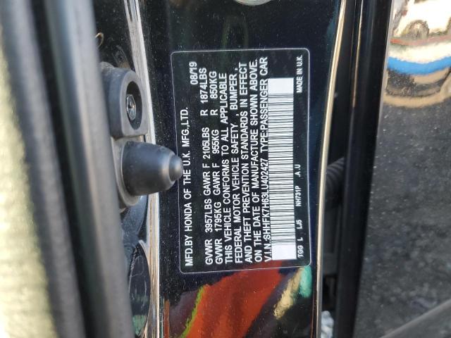 2020 HONDA CIVIC EX SHHFK7H63LU402427