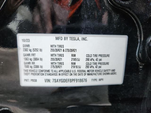 2023 TESLA MODEL Y - 7SAYGDEF8PF918676