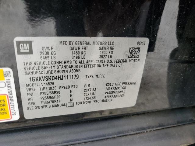 2017 GMC ACADIA LIM 1GKKVSKD4HJ111179