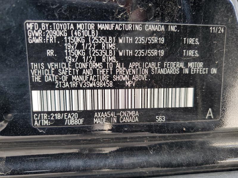 2025 TOYOTA RAV4 XLE P - 2T3A1RFV3SW498458