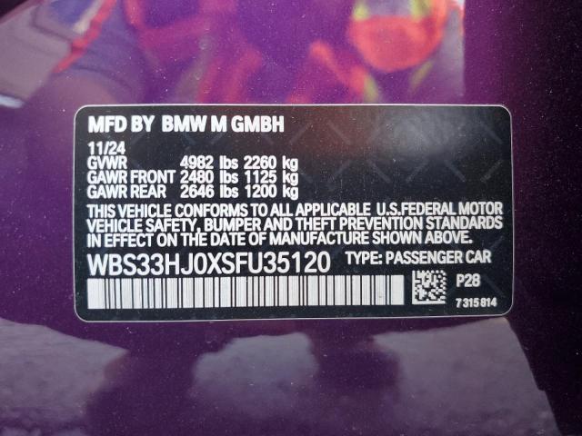 2025 BMW M3 COMPETI #3309684855