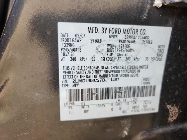 2007 LINCOLN MKX #3274685833