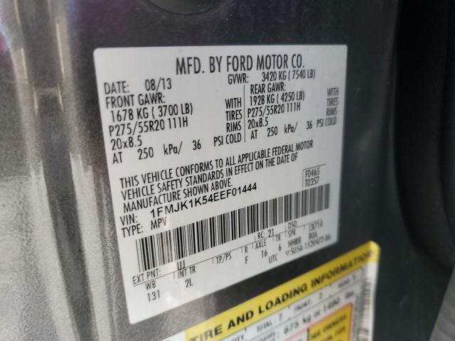 2014 FORD EXPEDITION #3282602898