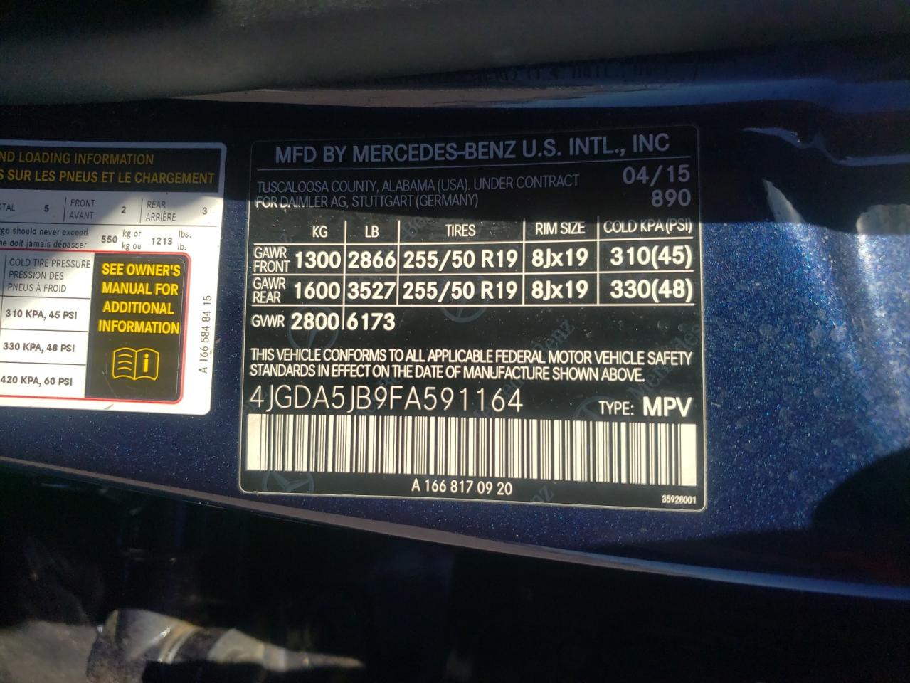 MERCEDES-BENZ M-CLASS 350