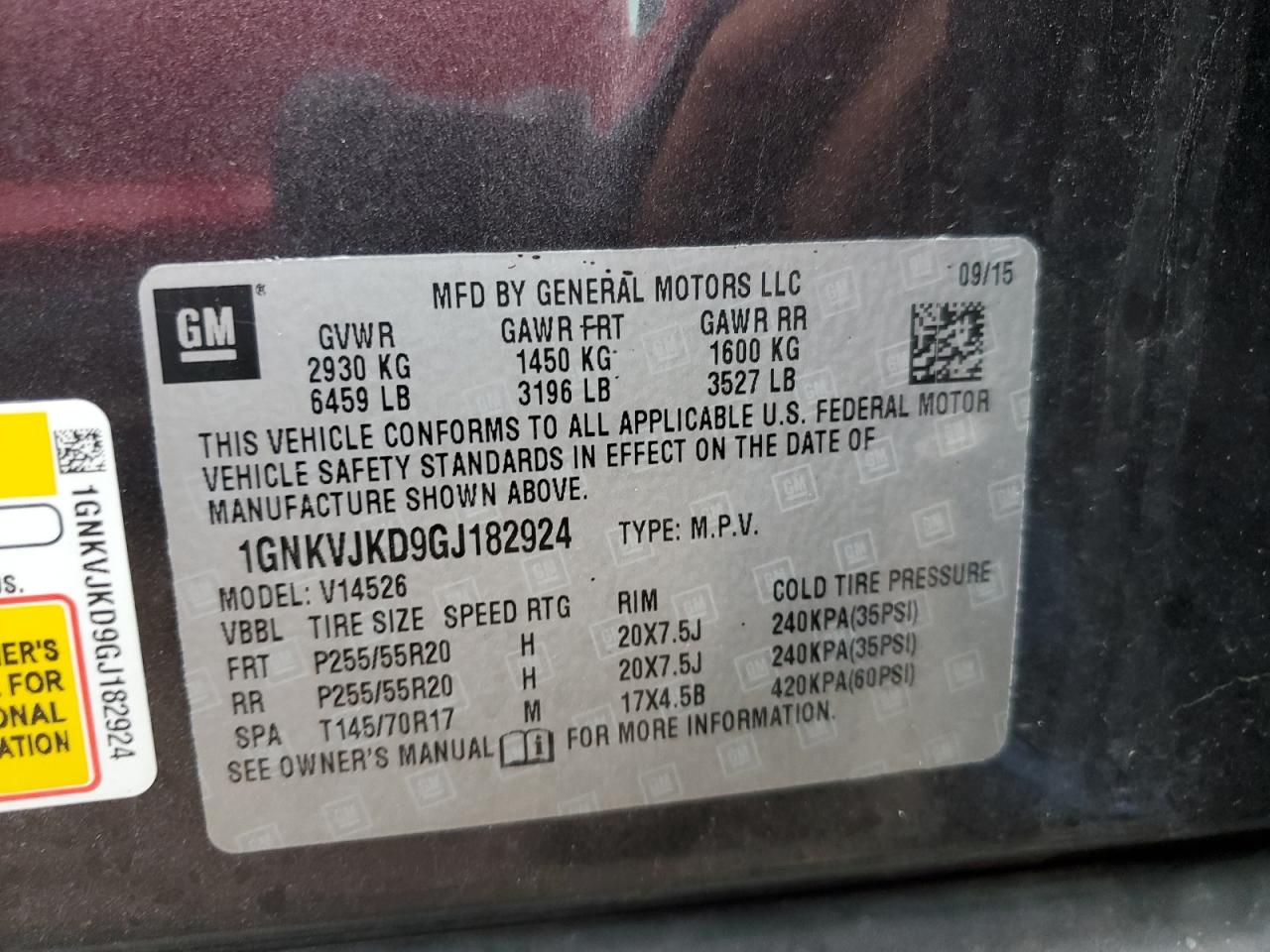 CHEVROLET TRAVERSE LTZ