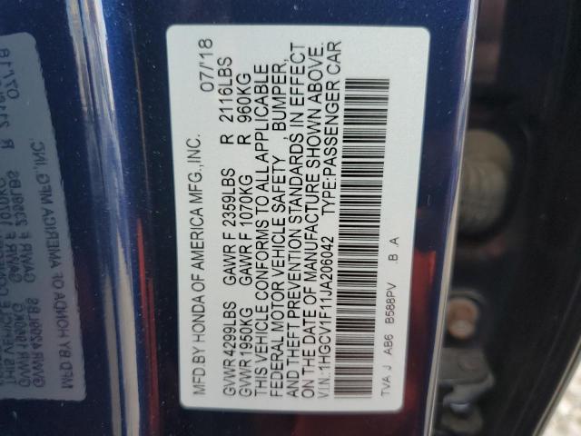 2018 HONDA ACCORD LX - 1HGCV1F11JA206042