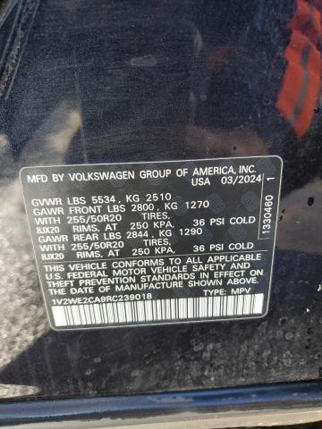 2024 VOLKSWAGEN ATLAS CROS - 1V2WE2CA9RC239018