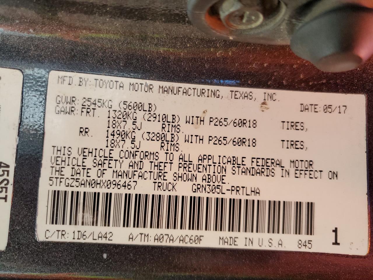 TOYOTA TACOMA DOUBLE CAB