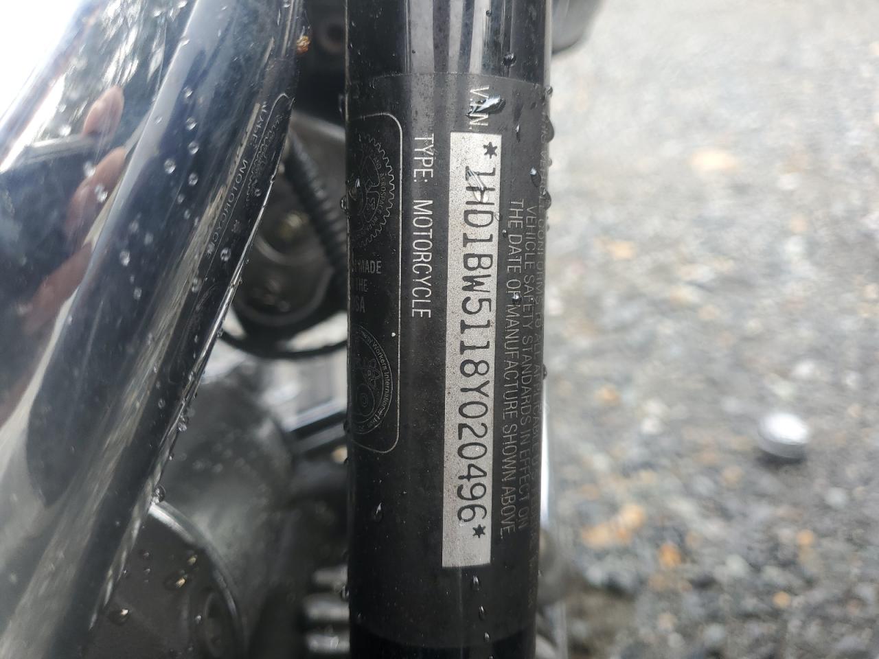 Lot #3291333154 2008 HARLEY-DAVIDSON FLSTC