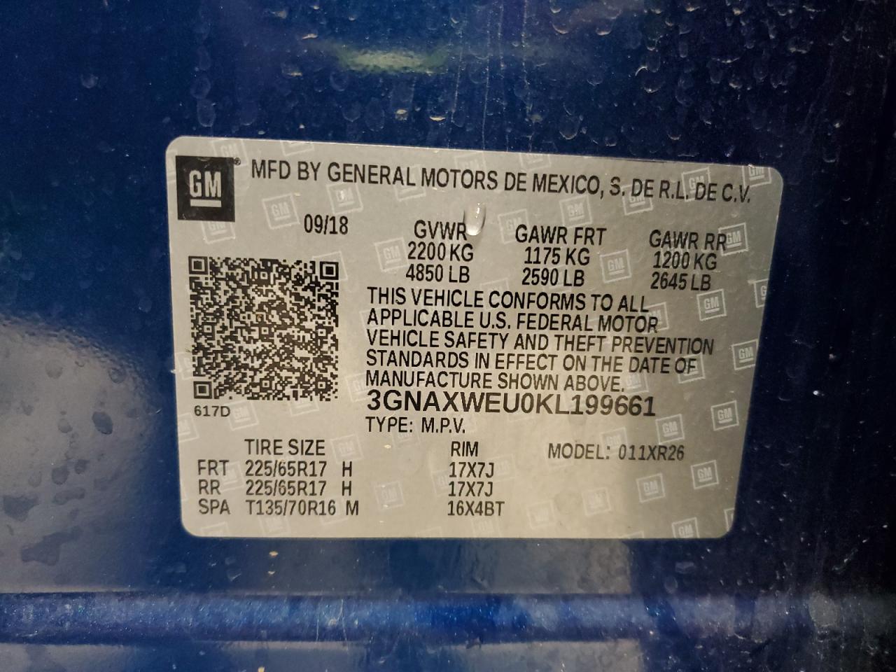 CHEVROLET EQUINOX LT