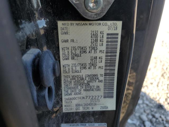 2018 NISSAN FRONTIER S - 1N6BD0CT4JN772277