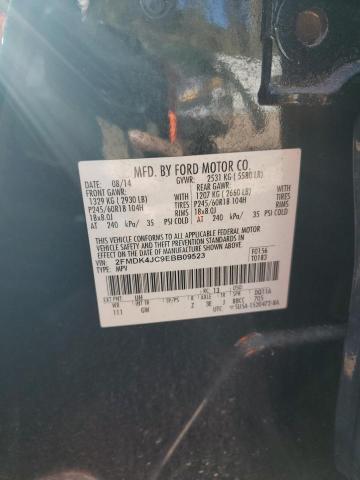 2014 FORD EDGE SEL - 2FMDK4JC9EBB09523