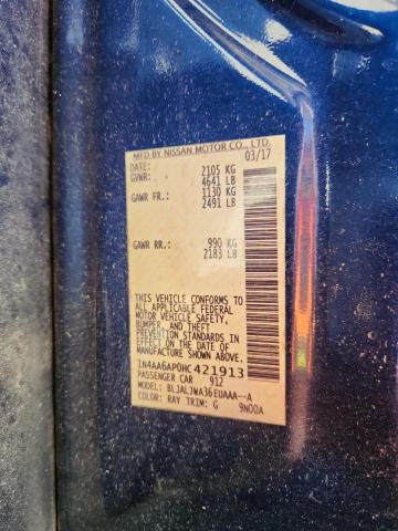 2017 NISSAN MAXIMA 3.5 - 1N4AA6AP0HC421913