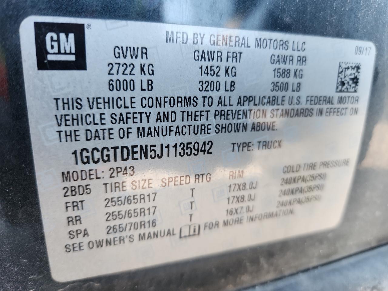 CHEVROLET COLORADO Z71