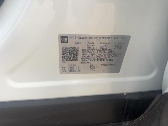 2024 CHEVROLET EQUINOX LT - 3GNAXKEGXRS111394