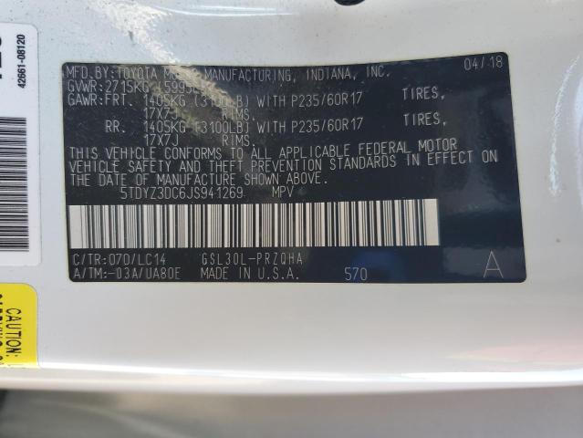 2018 TOYOTA SIENNA 5TDYZ3DC6JS941269