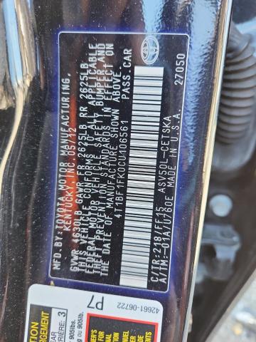 2012 TOYOTA CAMRY BASE - 4T1BF1FK0CU106561