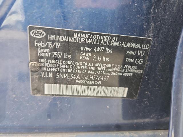 2019 HYUNDAI SONATA LIM #3288935891