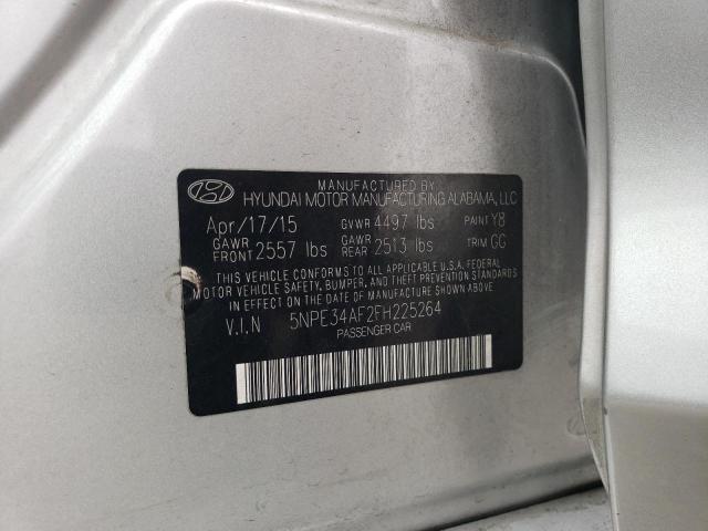 2015 HYUNDAI SONATA SPO 5NPE34AF2FH225264