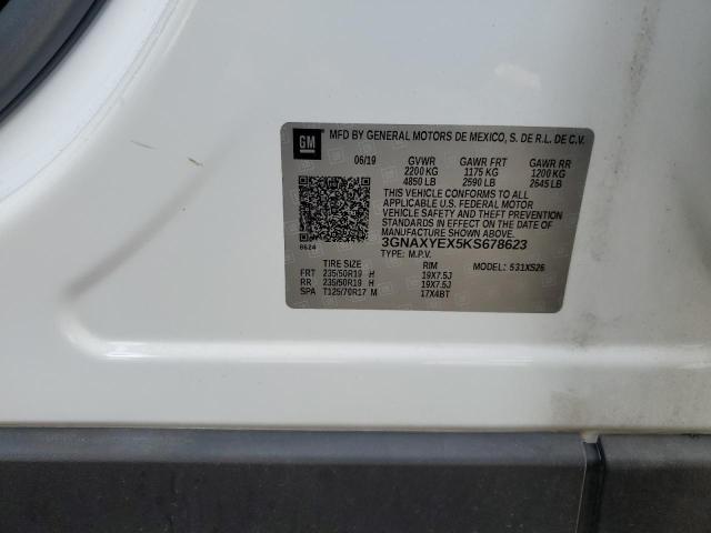 2019 CHEVROLET EQUINOX PR 3GNAXYEX5KS678623