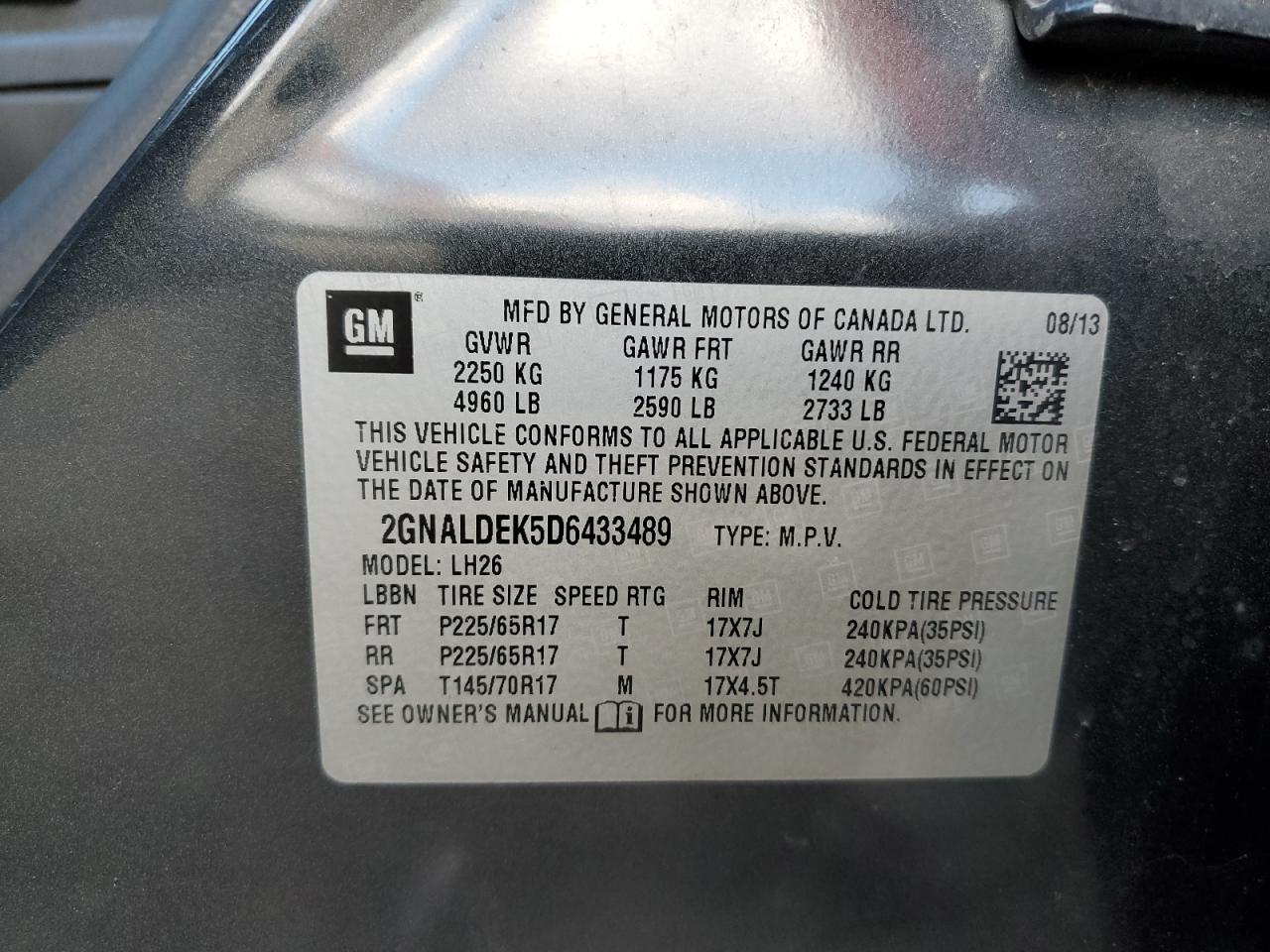 CHEVROLET EQUINOX LT