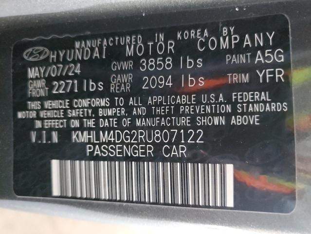 2024 HYUNDAI ELANTRA SEL #3302810895
