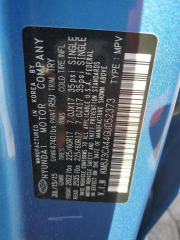 2016 HYUNDAI TUCSON LIM KM8J3CA44GU052373