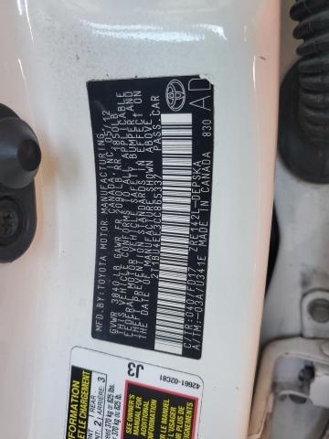 2012 TOYOTA COROLLA BA - 2T1BU4EE3CC865337