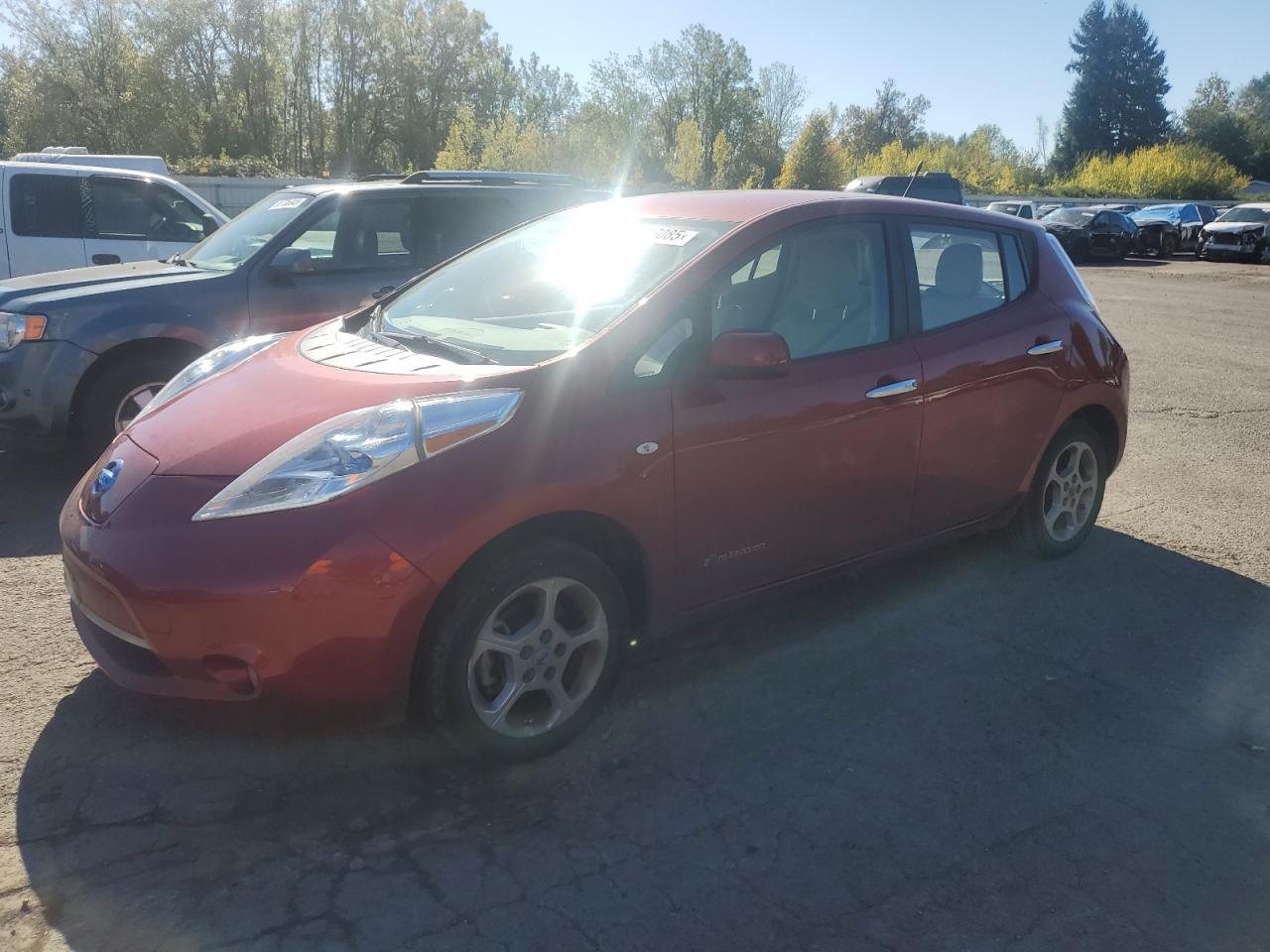 Lot #3283925805 2012 NISSAN LEAF SV