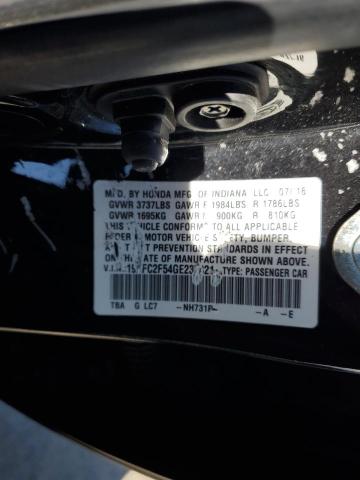 2016 HONDA CIVIC LX - 19XFC2F54GE237821