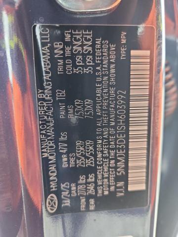 2025 HYUNDAI TUCSON LIM - 5NMJE3DE1SH603992