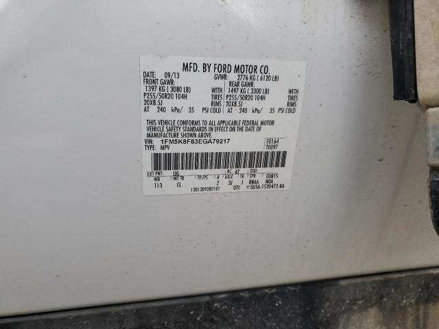 2014 FORD EXPLORER L - 1FM5K8F83EGA79217