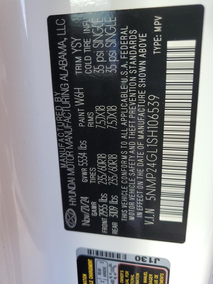 Lot #3302855921 2025 HYUNDAI SANTA FE S