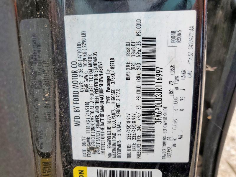 2018 FORD FUSION SE #3284709964