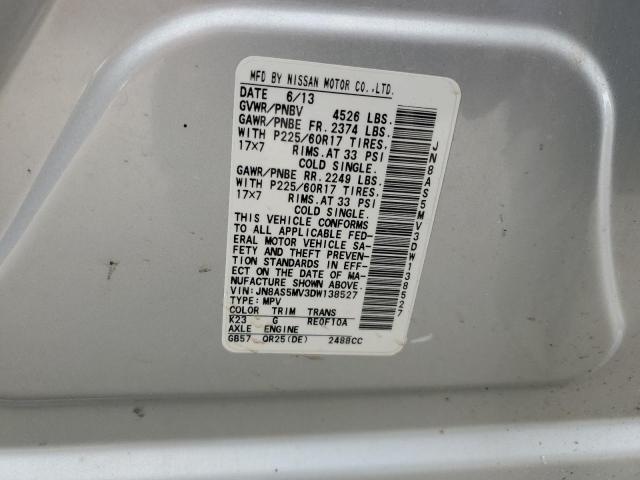 2013 NISSAN ROGUE S - JN8AS5MV3DW138527